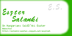 eszter salanki business card